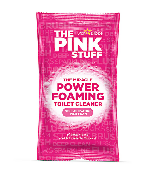 NUEVO The Pink Stuff | El milagroso polvo de baño espumoso | Polvo limpiador de inodoros | 1 x 100 gramos