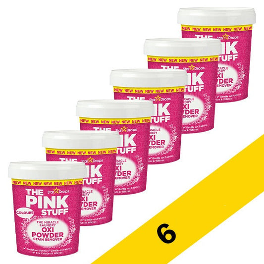 The Pink Stuff Quitamanchas Color 1kg - Paquete de 6