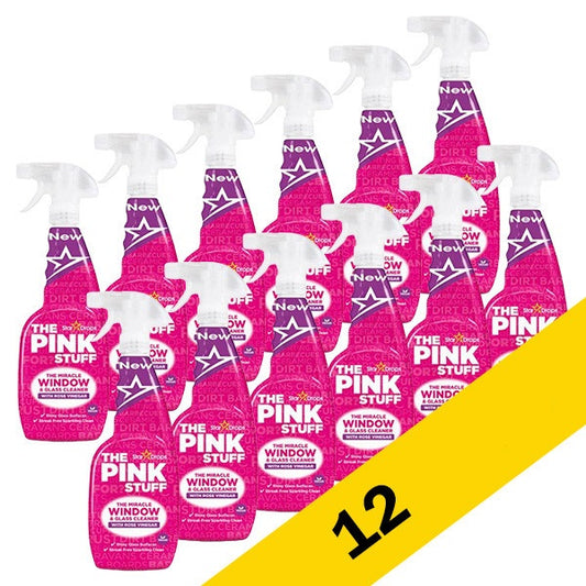 Limpiacristales The Pink Stuff 750 ml - Paquete de 12