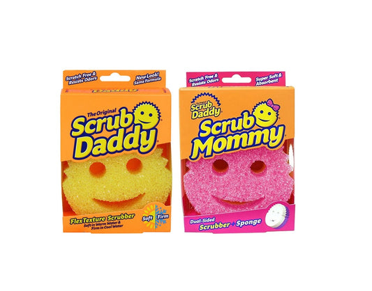 Los originales Scrub Daddy y Scrub Mommy