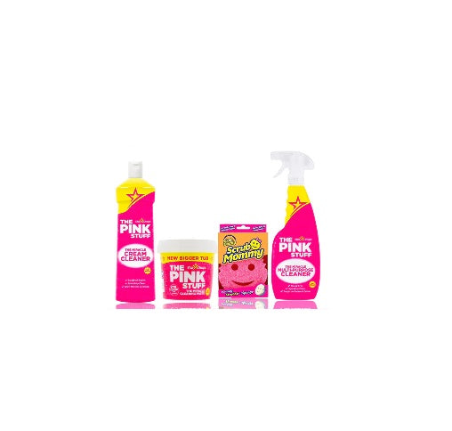 The Pink Stuff - My First Bundle - 1x 850g pasta, crema limpiadora, limpiador multiusos, exfoliante mamá